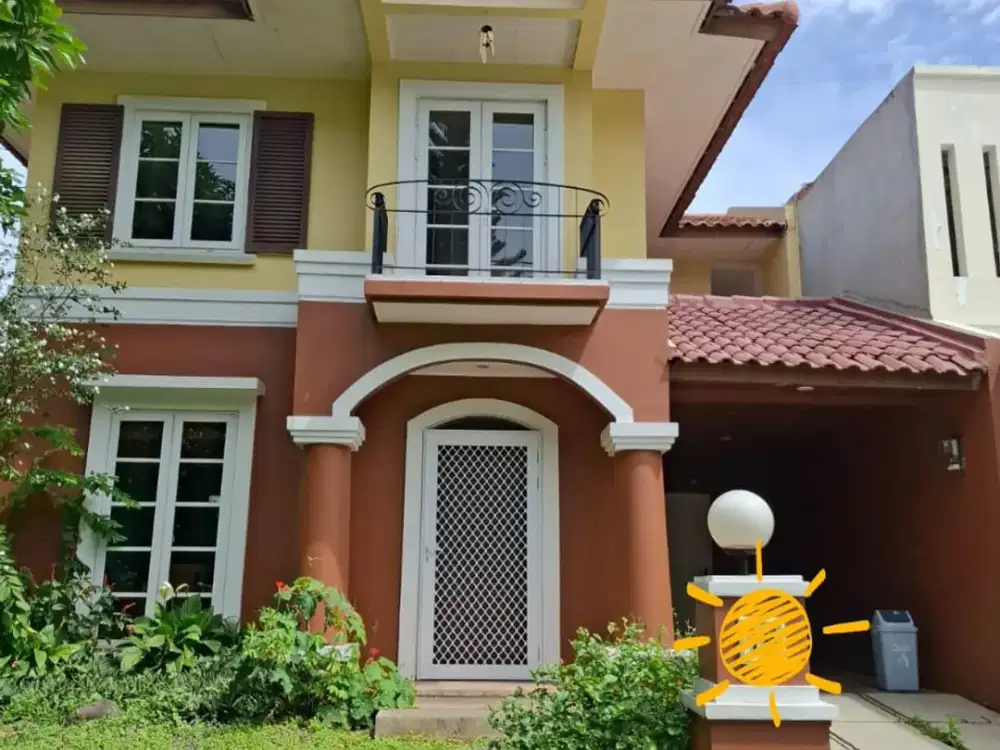 SEWA RUMAH LUAS FULL FURNISHED DI BSD CITY!