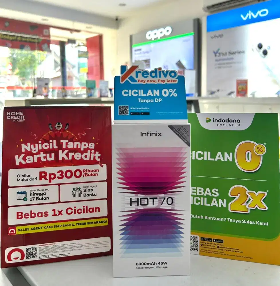 INFINIX HOT 70(6/256) Kredit Syarat Ktp aja!!