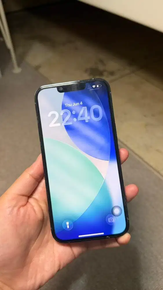 iPhone 13 Pro Sierra Blue 128GB Mulus Siap Pakai Ex iBox Nego Tipis