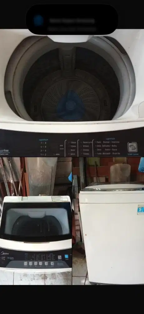 mesin cuci midea 7,5kg