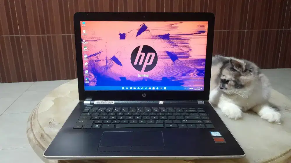 Laptop Hp14 core i3 Ram 8GB DDR4 ssd m2 128GB Hdd500GB Radeon R5GEN 6