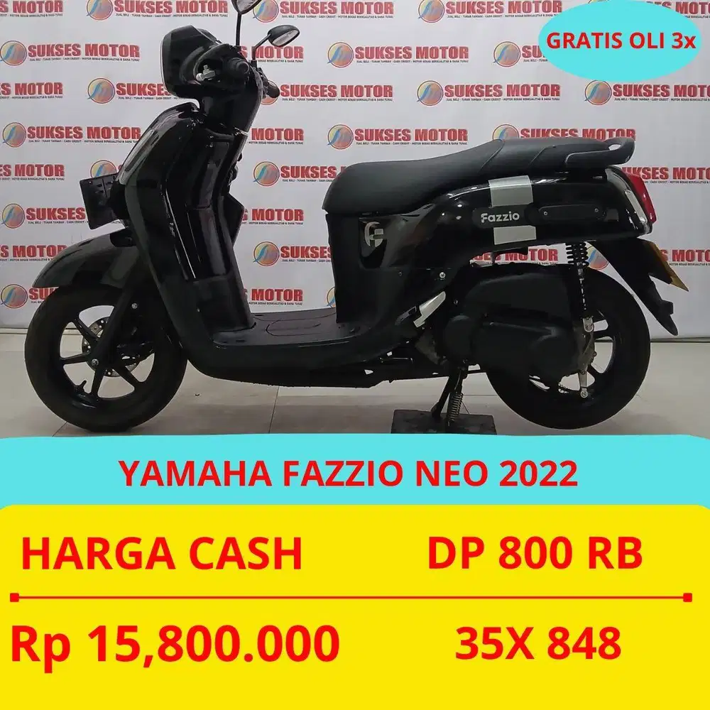 YAMAHA FAZZIO NEO 2022 DP MURAH 800 RIBU GUYS