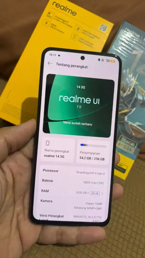 realme 14 5g 8/256gb fullset likenew