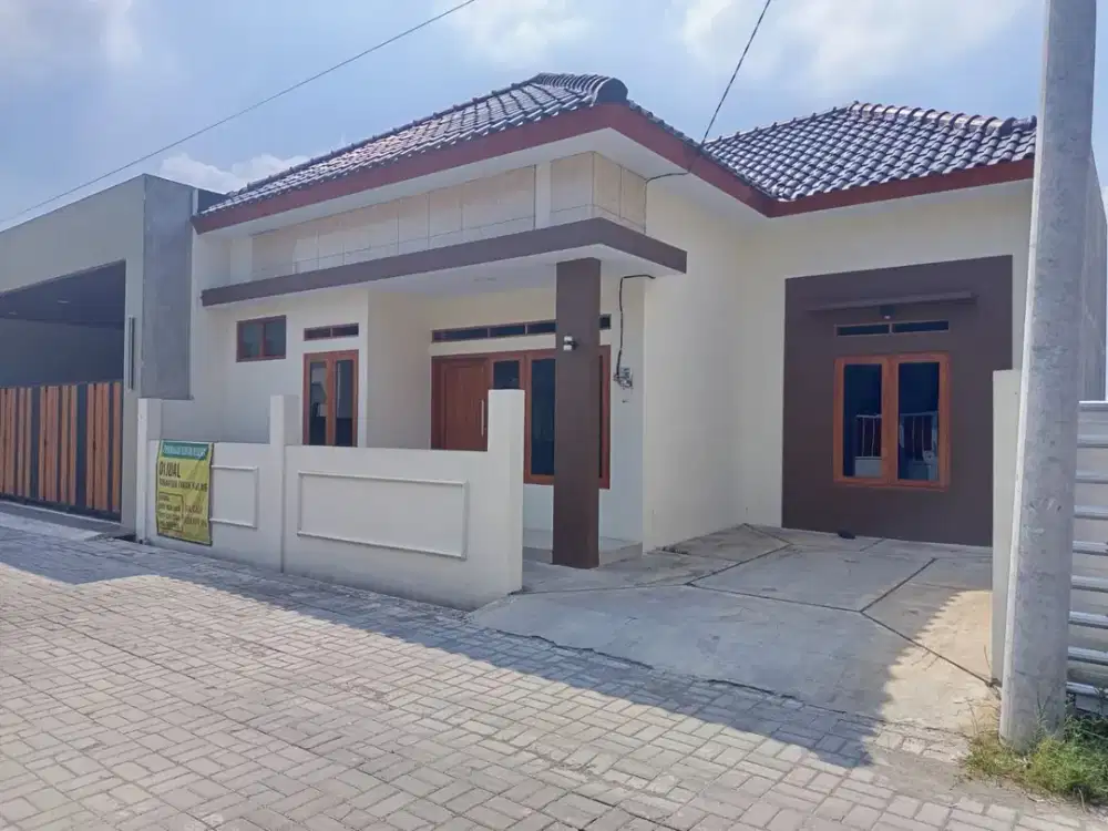 dijual rumah type 50/85 lokasi di gentan bisa proses lewat KPR dengan DP 0%