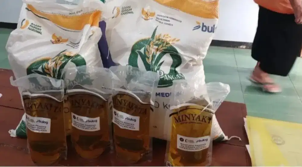 Di jual beras bansos 20kg minyak 4liter