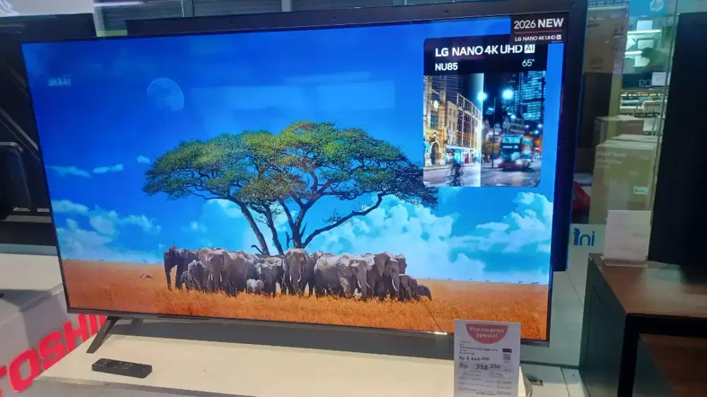 LG TV 65 inch 65NU855