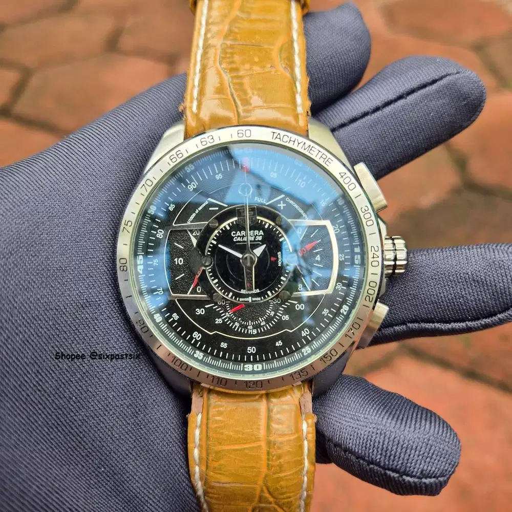 Jam Tag Heuer Grand Carrera quartz chronograph tachymeter