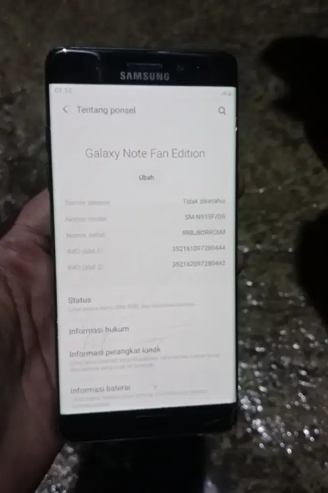 samsung note fan edition