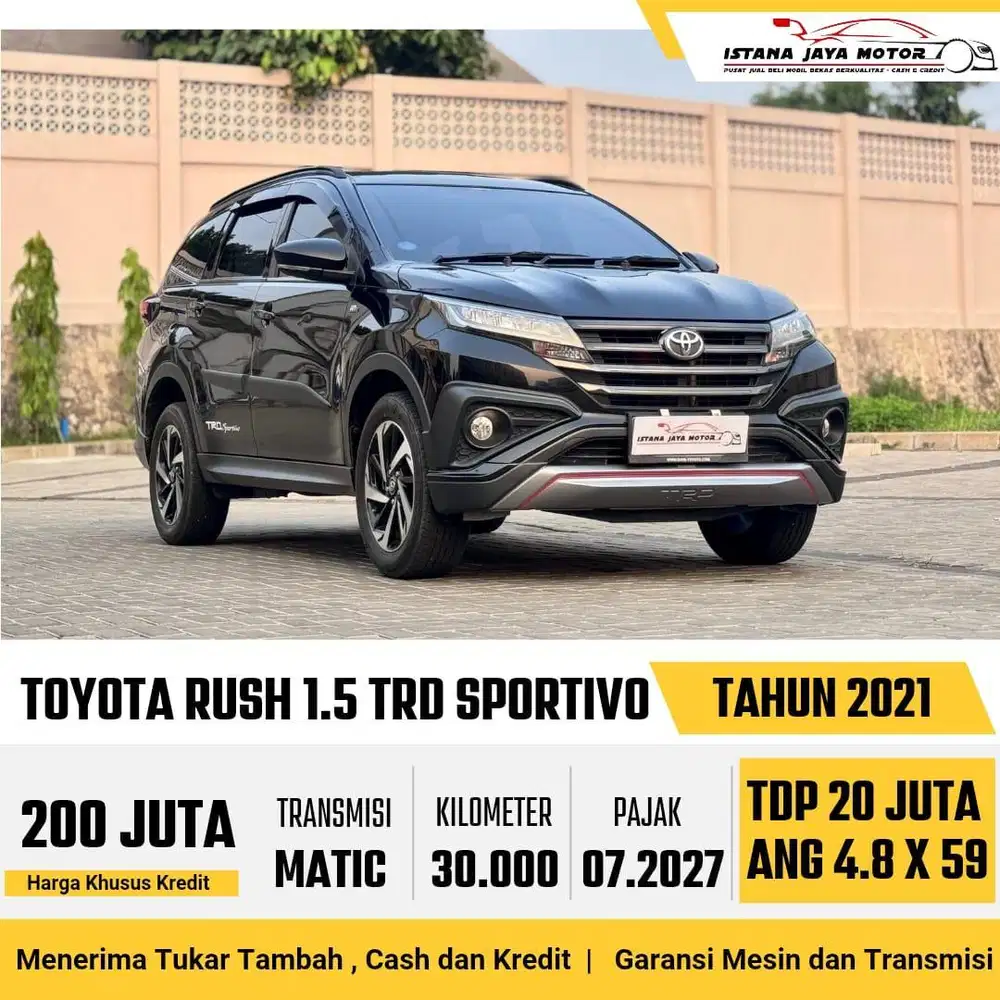 LOW KM !! Toyota Rush TRD Sportivo 1.5 Automatic 2021