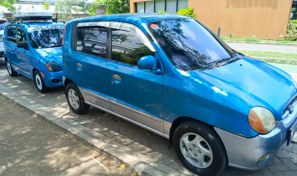 Hyundai Atoz GLS 2005 biru abu kondisi terawat
