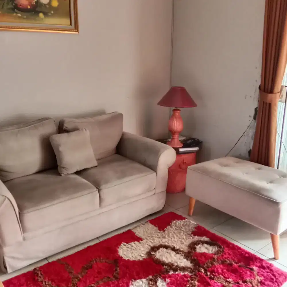 Set kursi tanpa meja tamu minimalis