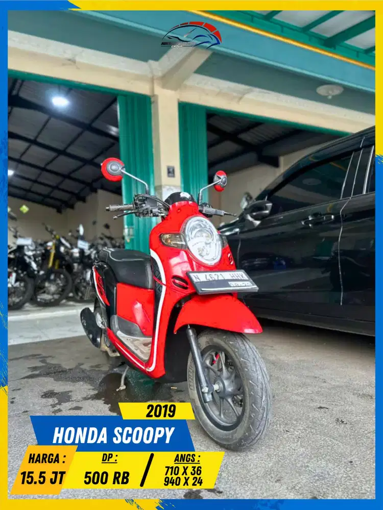 HONDA SCOOPY 2019 BEKAS RASA BARU BOSSKU HIKMAH MOTOR KEPUH MALANG