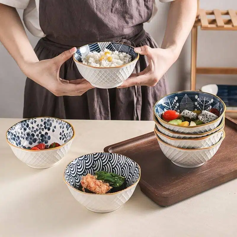 Hampers Mangkuk Japanese Gift Souvenir Mangkuk Piring Dining Keramik