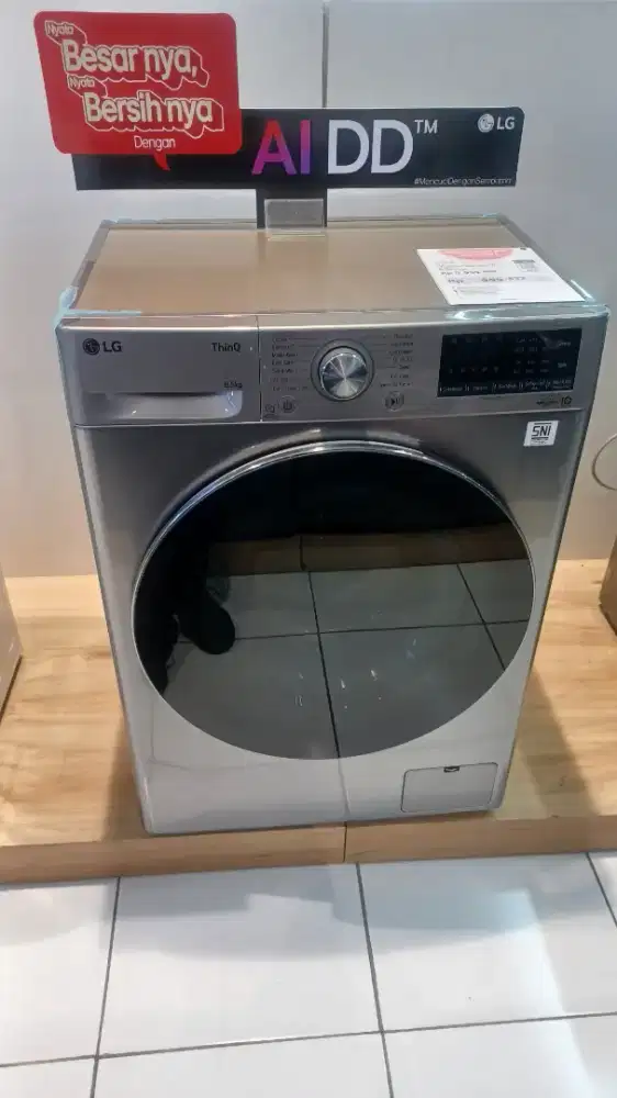 MESIN CUCI FRONT LOADING 8,5Kg LG