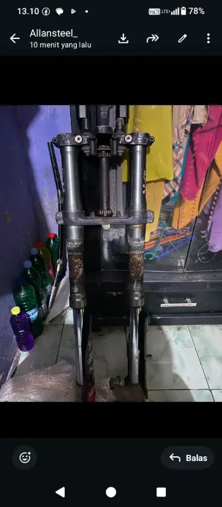 Sok depan original klx