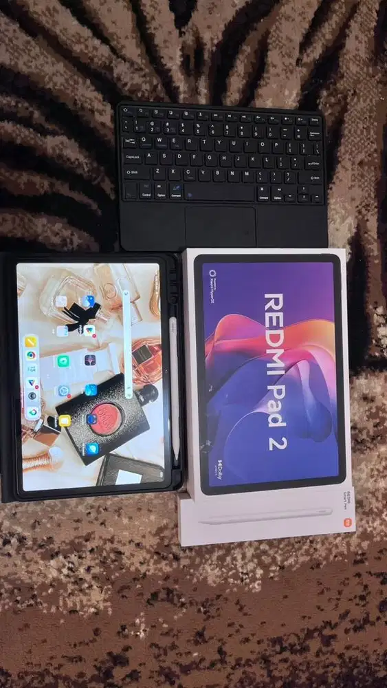Redmi pad 2 4/128 lavender purple set komplit