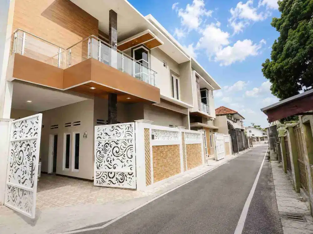 Rumah Baru 2 Lantai Minimalis Modern di Tengah Kota Solo – Dekat Solo Paragon & Manahan, SHM Ready!