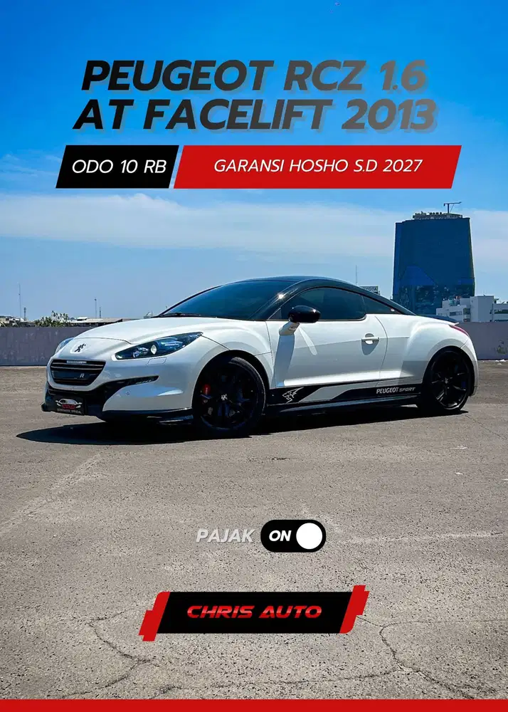 Facelift Lowodo, PEUGEOT RCZ 1.6 AT FACELIFT 2016 / 2013