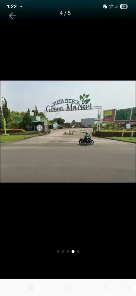 Disewakan kios pasar bersih Green Market Cikarang
