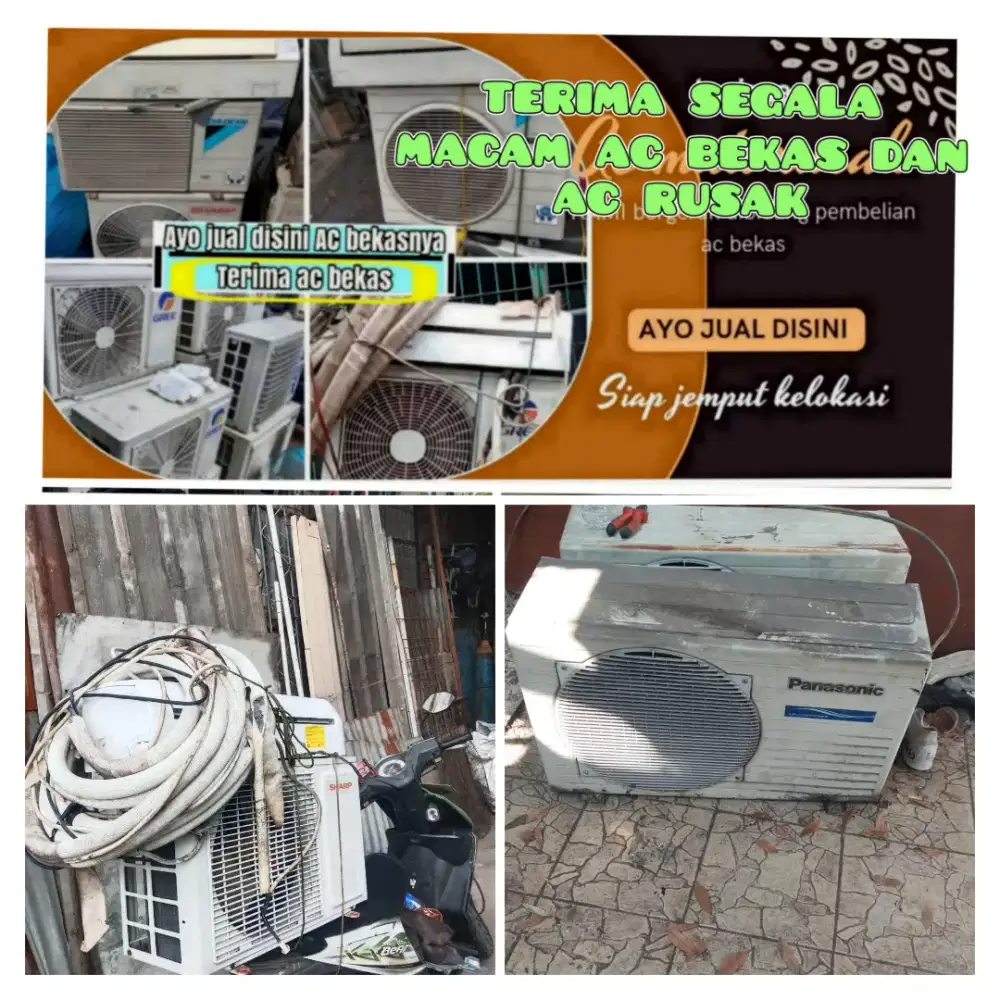 Terima ac bekas rusak