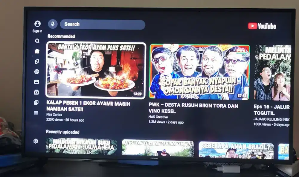 TV LED Coocaa 42 inch second