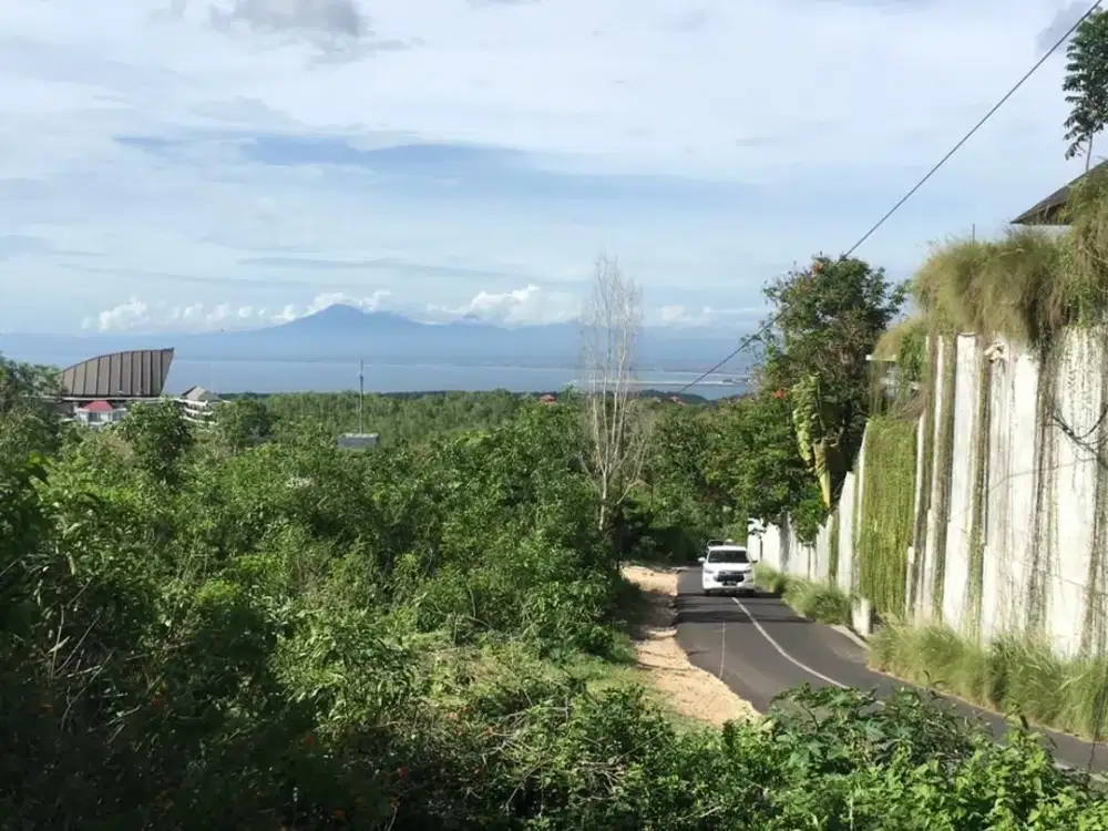 Dijual Tanah Premium di Ungasan Full Ocean View & Kawasan Villa