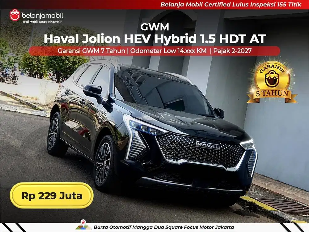 [ LOW KM 14RB ] GWM Haval Jolion HEV Hybrid 1.5 HDT AT 2024/2025