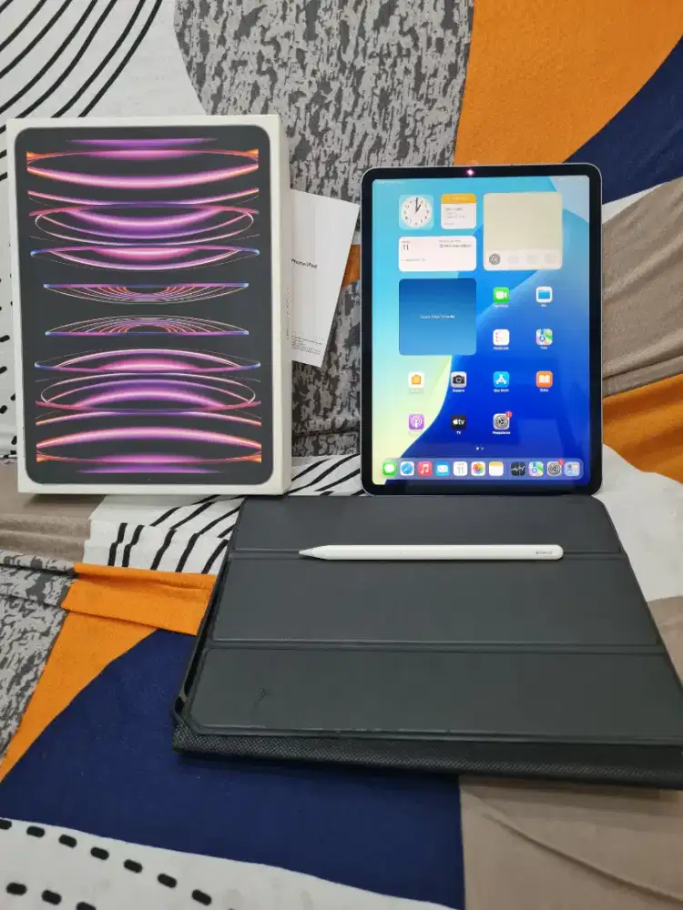 Ipad pro 11 inch Gen 4 M2 Model(A2761) 128Gb wifi celullar resmi Ibox