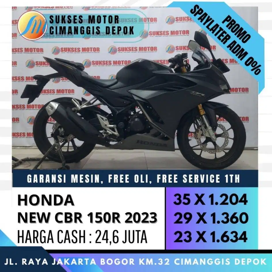 NEW CBR 150R 2023 MULUS CASH KREDIT CC PAYLATER [SUKSES MOTOR]