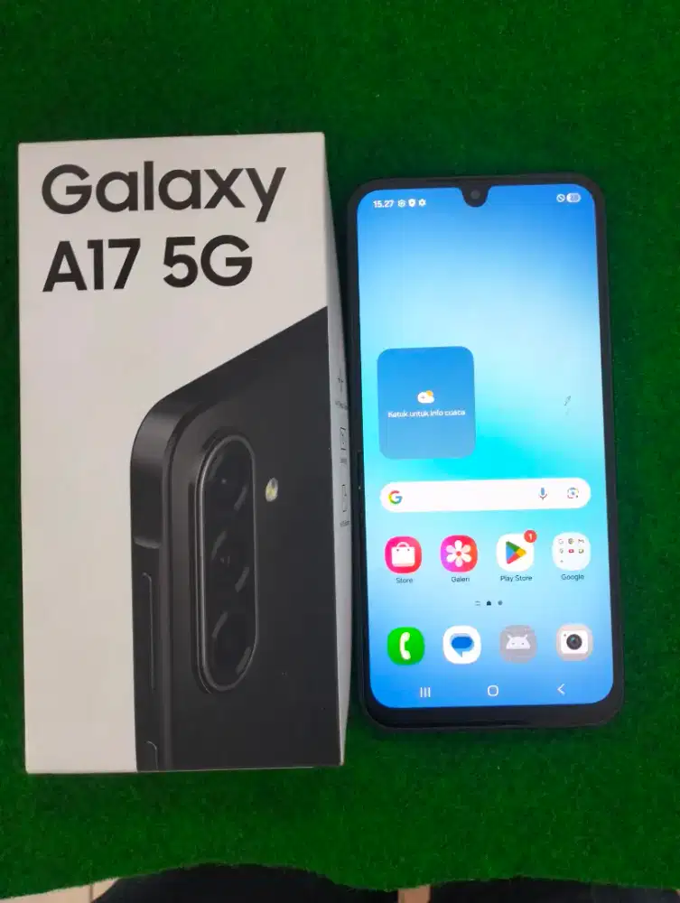 samsung A17 5G ram 8/256gb lengkap mulus
