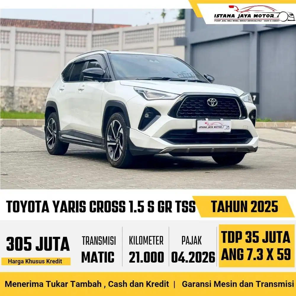 FREE BBN !! Toyota Yaris Cross CVT 1.5 Automatic 2025
