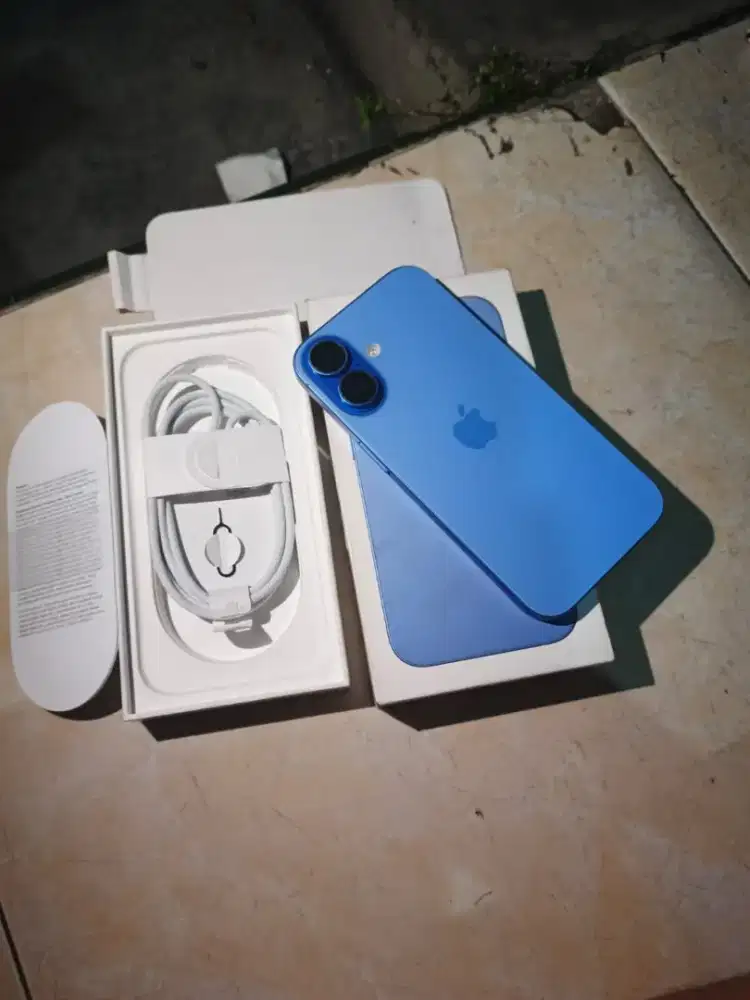 iPhone 16 128 ibox Fullset no minuss like new