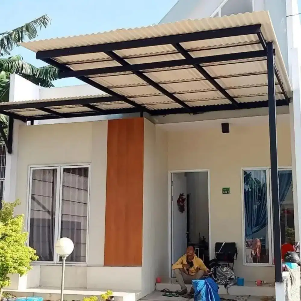 Kanopi baja ringan atap alderon RS kedap suara
