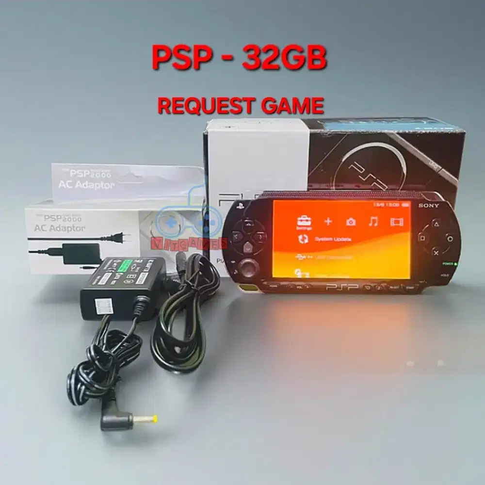 Psp 32gb  bebas pilih game ( no minus )