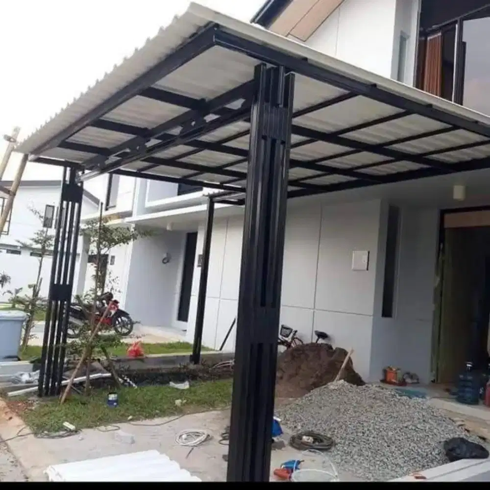 Kanopi baja ringan 6x5 atap alderon singgel