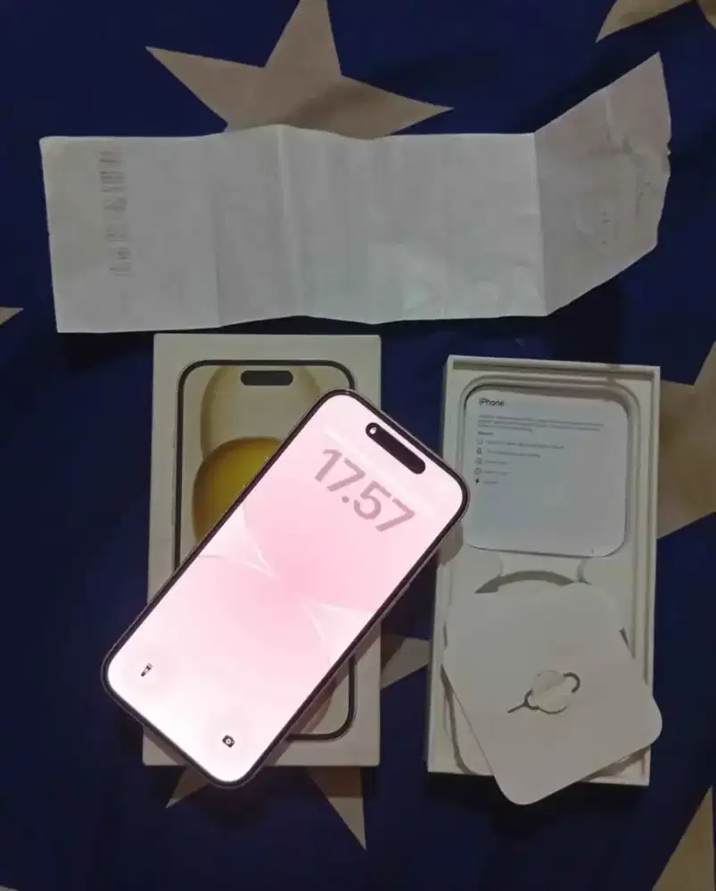 IPhone 15 128 yellow ibox fullset original