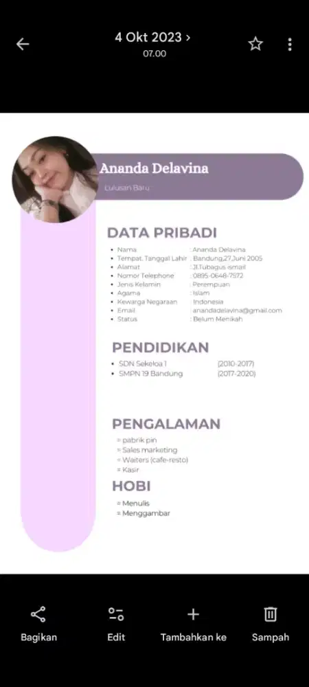 Mencari lowongan pekerjaan