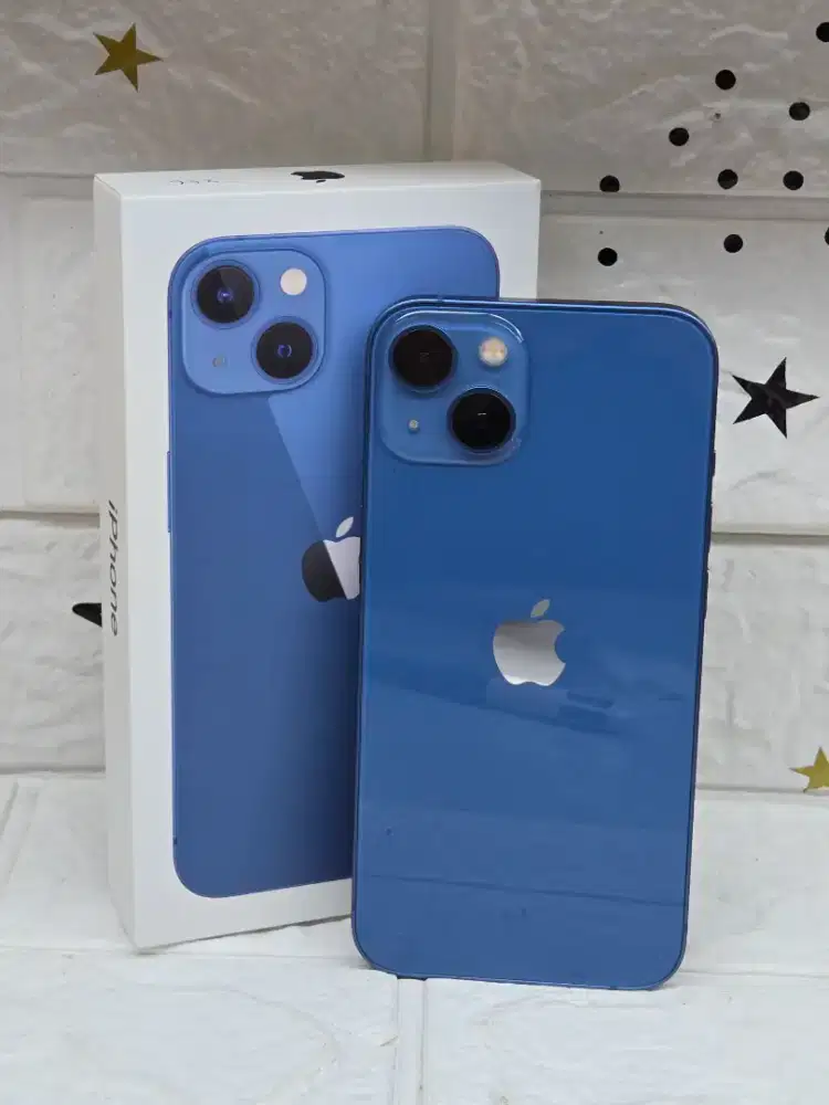Iphone 13 256gb blue second resmi