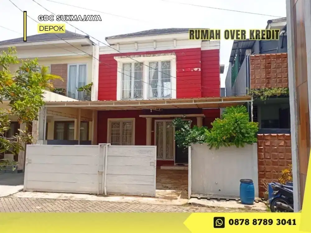 Rumah OVER KREDIT 2LT DP BISA DICICIL dkt Alun alun GDC di New Anggrek 2