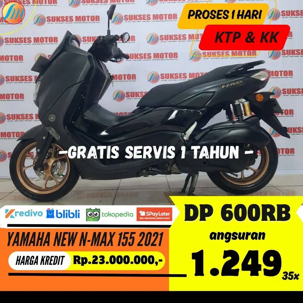 DP PROMO 600RIBU YAMAHA NEW NMAX 155 2021 ANGSURAN SANGAT RINGAN