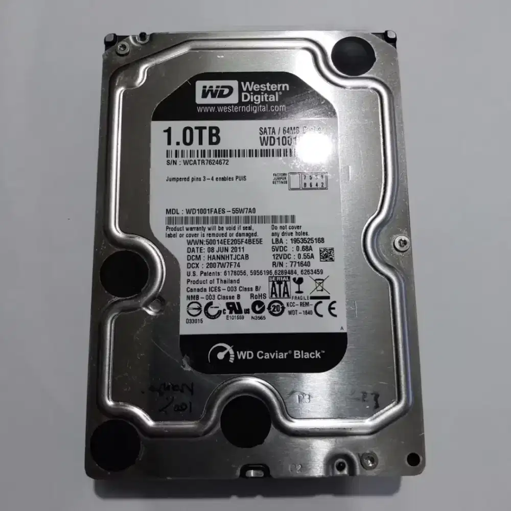 Hardisk PC WD Black 1 TB