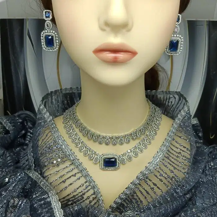 L5 SET KALUNG INDIA CHOKER JEWELRY PERNIKAHAN WEDDING PREMIUM