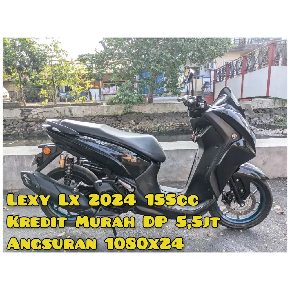 Lexy Lx 155cc 2024 Hitam Glossy