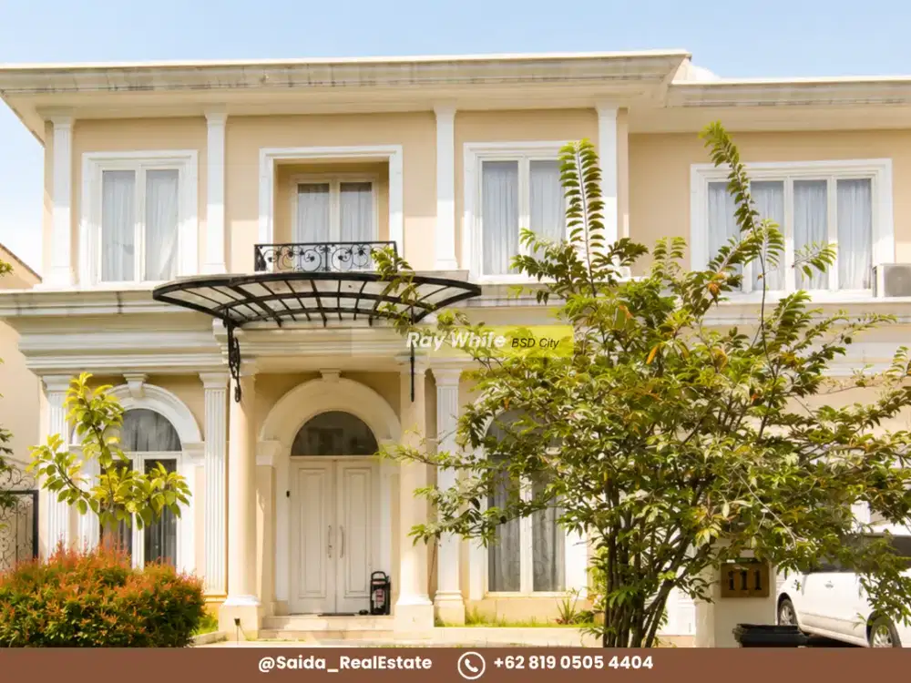 TURUN HARGA Rumah Cantik di Les Belles Maisons Serpong