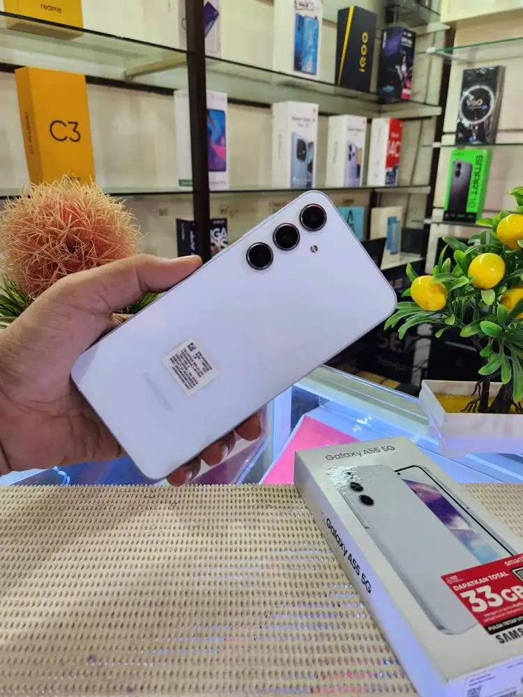 Samsung A55 5G Ram 12+12Gb/ 256Gb Fullset Mulus Ori 100% Bergaransi