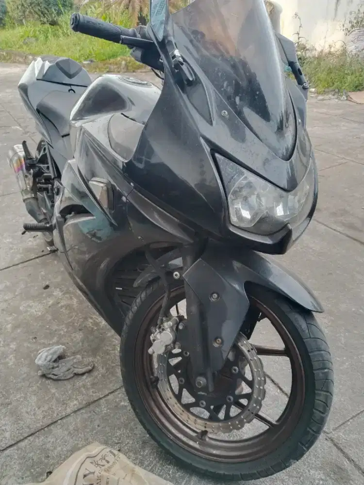 Jual ninja karbu 250cc dark grey