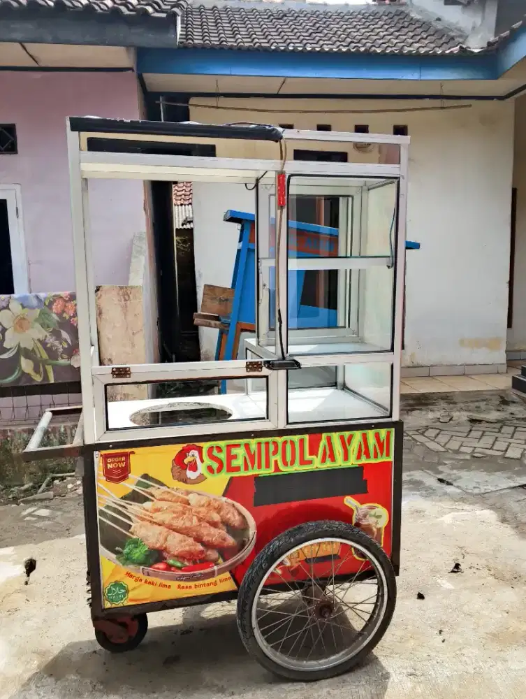 Gerobak dagangan