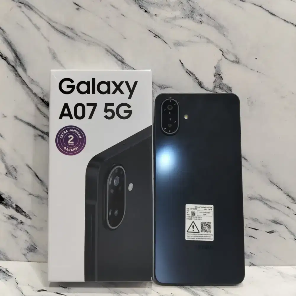 Second Samsung A07 5G 6/128GB pakai 3 bulan