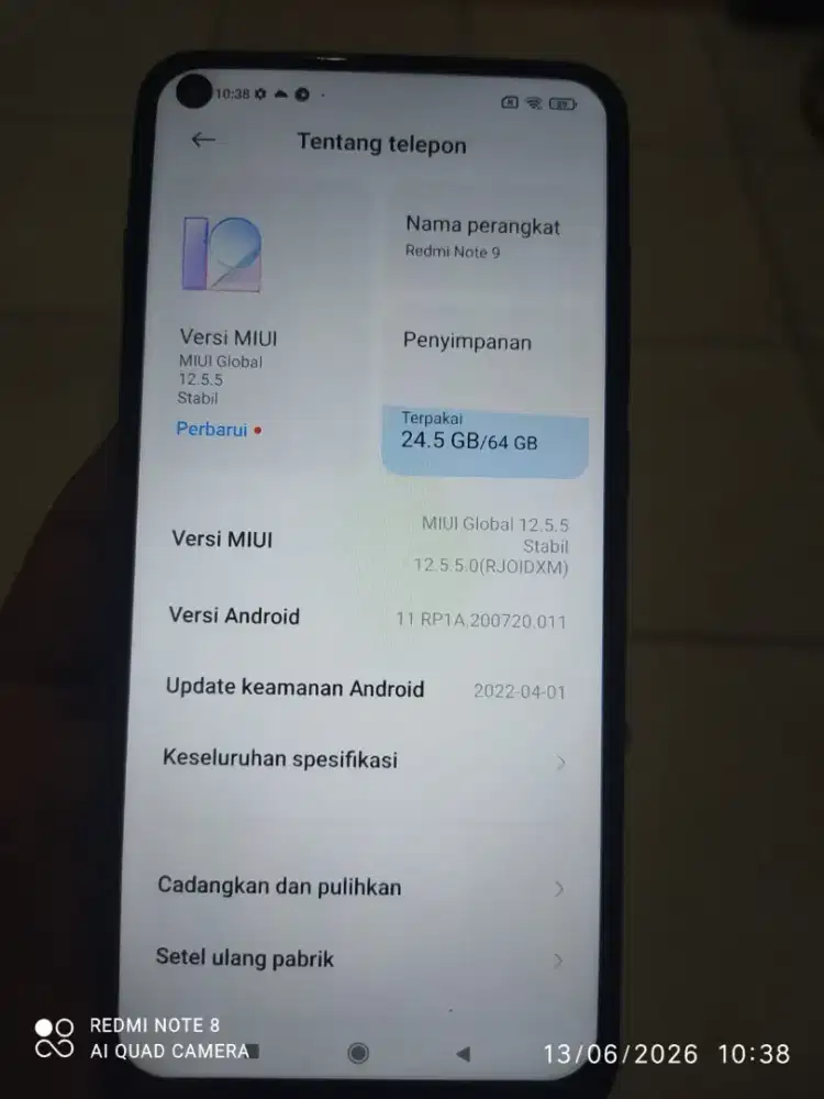 Redmi Note 9 4/64