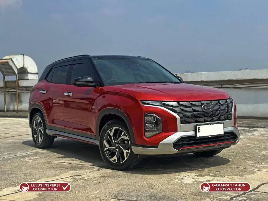 Hyundai Creta Prime 1.5 IVT Twotone 2022 Merah Km 59rb Record Tdp 29jt